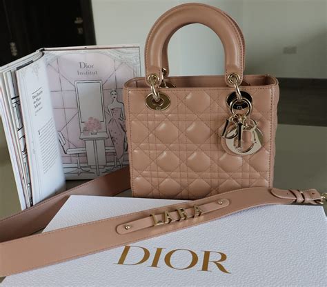 lady dior abc size|christian dior personalized bag.